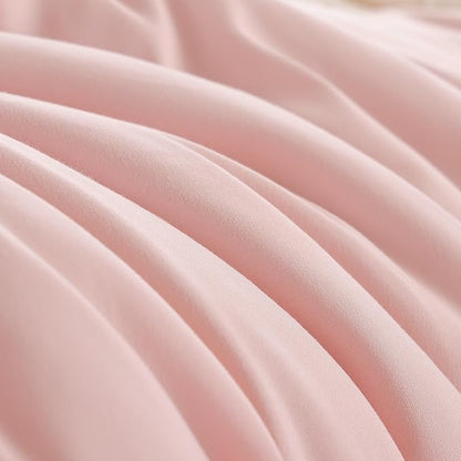 weigelia Pink Comforter Sets King Size Comforter Set 3 Piece Soft Microfiber Comforters Set for Women and Girls Blush Lightweight Alternative Comforter for All Season (1 Comforter, 2 Pillowcases)
