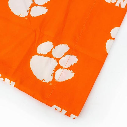 College Covers Everything Comfy Clemson Tigers Pillowcase Pair, Standard, 20" x 30", Includes 2 Pillowcases