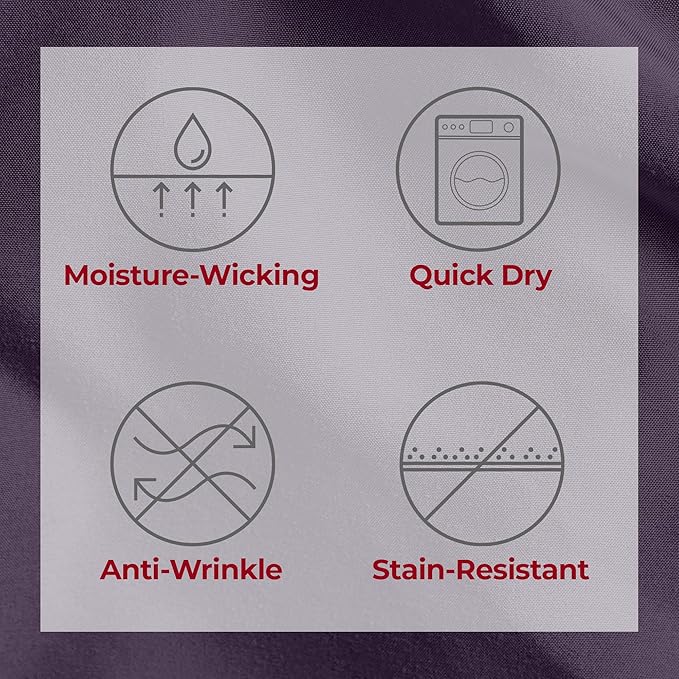 Mellanni Extra Deep King Sheets - 4 PC Iconic Collection Bedding - Hotel Luxury, Ultra Soft, Cooling Bed Sheets - Wrinkle, Fade, Stain Resistant (King, Purple)