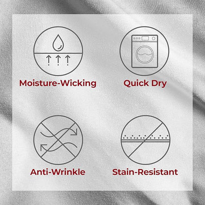 Mellanni Extra Deep California King Sheets - 4 PC Iconic Collection Bedding - Hotel Luxury, Ultra Soft, Cooling Bed Sheets - Wrinkle, Fade, Stain Resistant (Cal King, Light Gray)