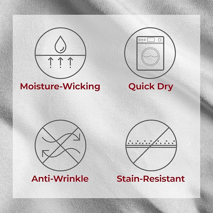 Mellanni Twin Sheets Set - 3 PC Iconic Collection Bedding - Hotel Luxury, Extra Soft, Cooling Bed Sheets - Wrinkle, Fade, Stain Resistant (Twin, Light Gray)