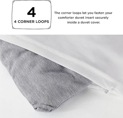 Bedsure Super King Comforter Set - Dark Grey Soft Bedding for All Seasons, Cationic Dyed Bed Set, 3 Pieces, 1 Super King Size Comforter (120"x120") and 2 Pillow Shams (20"x36"+2")
