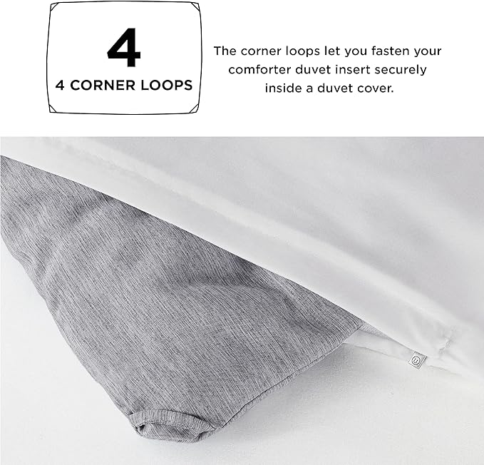Bedsure Queen Comforter Set - Dark Grey Comforter Queen Size, Soft Bedding for All Seasons, Cationic Dyed Bedding Set, 3 Pieces, 1 Comforter (90"x90") and 2 Pillow Shams (20"x26"+2")