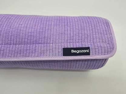 Kpop Jungkook's Favorite Item- Nap Pillow with Traditional Korean Patterns Small and Large Jung kook Photocards Included Weverse Live Nap Pillow (ArmyPurple2-small)