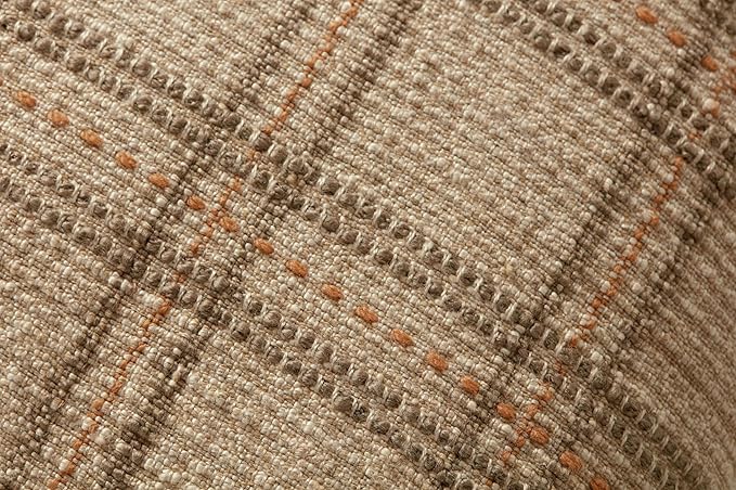 Loloi Angela Rose x Calista Collection PAR0018 Tan/Terracotta 16'' x 26'' Cover Only Pillow