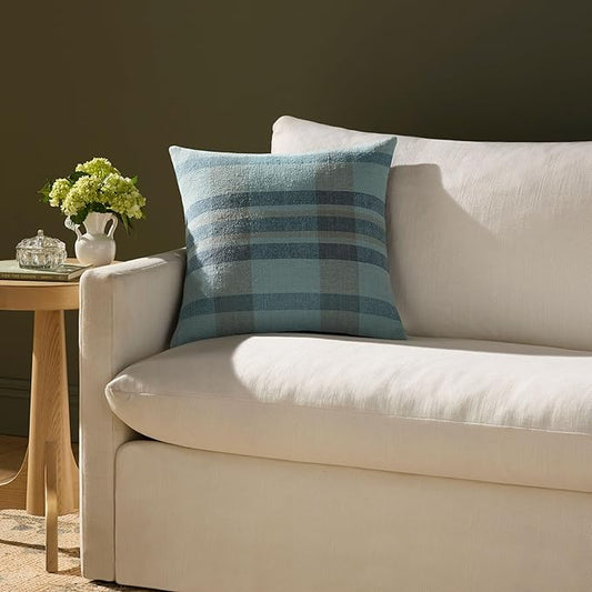 Loloi Chris Loves Julia Andi Collection PCJ0034 Blue/Multi 18'' x 18'' Cover Only Pillow