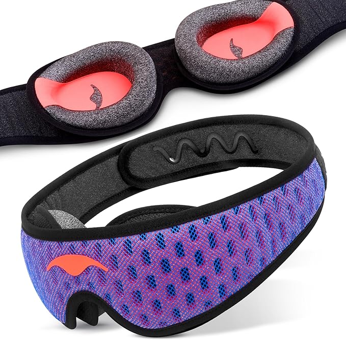 Manta Sleep Pro Sleeper Bundle - Manta Sleep Mask + Manta Pro Sleep Mask - 100% Total Blackout, Fully Adjustable, Zero Eye Pressure Eye Mask for Sleeping, Travels and Nap