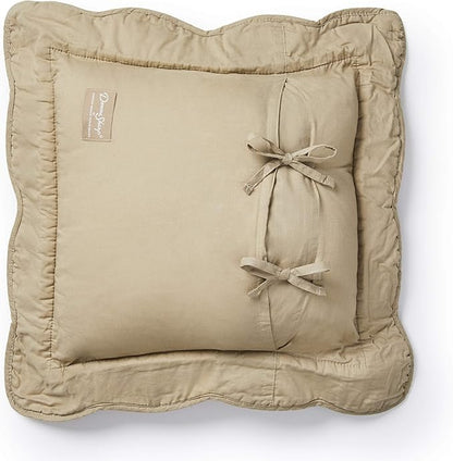 Donna Sharp Cotton Throw Pillow - Bear Creek Lodge Decorative Throw Pillow with Bear Pattern - Square