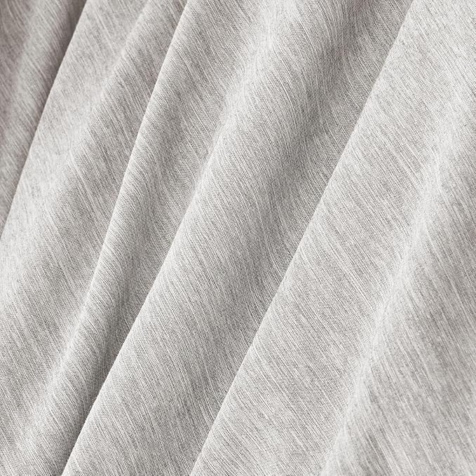DECMAY Twin Comforter Set with Sheets, 5 Pieces Twin Comforter Set, Cationic Dyeing Bed in a Bag Bedding Set with Comforter, Flat Sheet, Fitted Sheet, Pillowcase and Pillow Sham (Twin, Grey) | twin comforter set, twin bedding set, twin bed set