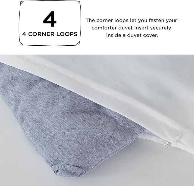 Bedsure Queen Comforter Set - Navy Blue Soft Bedding for All Seasons, Cationic Dyed Bed Set, 3 Pieces, 1 Queen Size Comforter (90"x90") and 2 Pillow Shams (20"x26"+2")