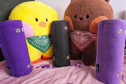 Kpop Jungkook's Favorite Item- Nap Pillow with Traditional Korean Patterns Small and Large Jung kook Photocards Included Weverse Live Nap Pillow (ArmyPurple1-Small)
