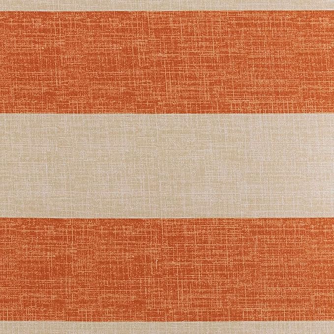 Tommy Bahama - Throw Pillow, Ideal for Bed or Couch, Striped Design, Cozy Home Essentials (Palmiers Dark Orange, 18" x 18")