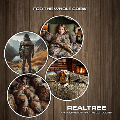 VISI-ONE Realtree Edge Camo Queen 3 Piece Comforter Set – Western Rustic Charm with Farmhouse Accents, All Season Design for Nature & Outdoor Lovers, Country Homes, Cabins, Lodges & Modern Living