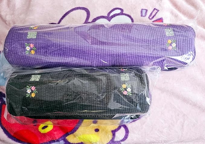 Kpop Jungkook's Favorite Item- Nap Pillow with Traditional Korean Patterns Small and Large Jung kook Photocards Included Weverse Live Nap Pillow (ArmyPurple1-Small)