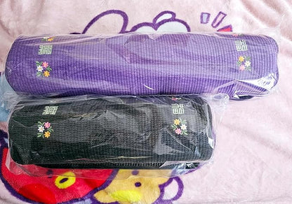 Kpop Jungkook's Favorite Item- Nap Pillow with Traditional Korean Patterns Small and Large Jung kook Photocards Included Weverse Live Nap Pillow (ArmyPurple1-Small)