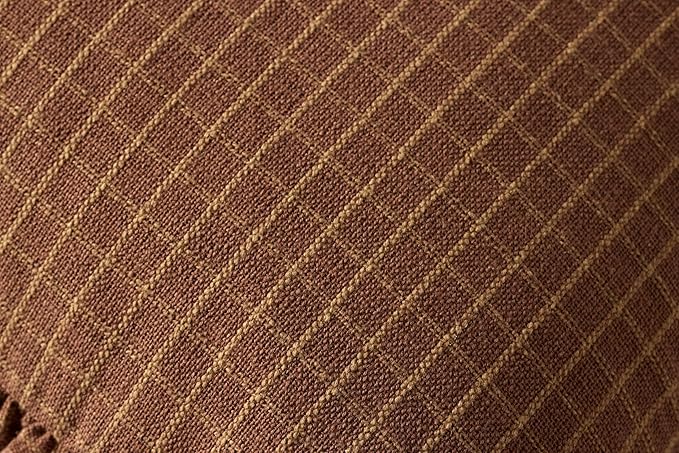 Loloi Chris Loves Julia Dinah Collection PCJ0012 Chestnut 18'' x 18'' Cover w/Down Pillow