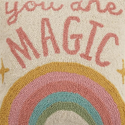 You are Magic Wool Hook Inspirational Pillow by The Pillow Shoppe