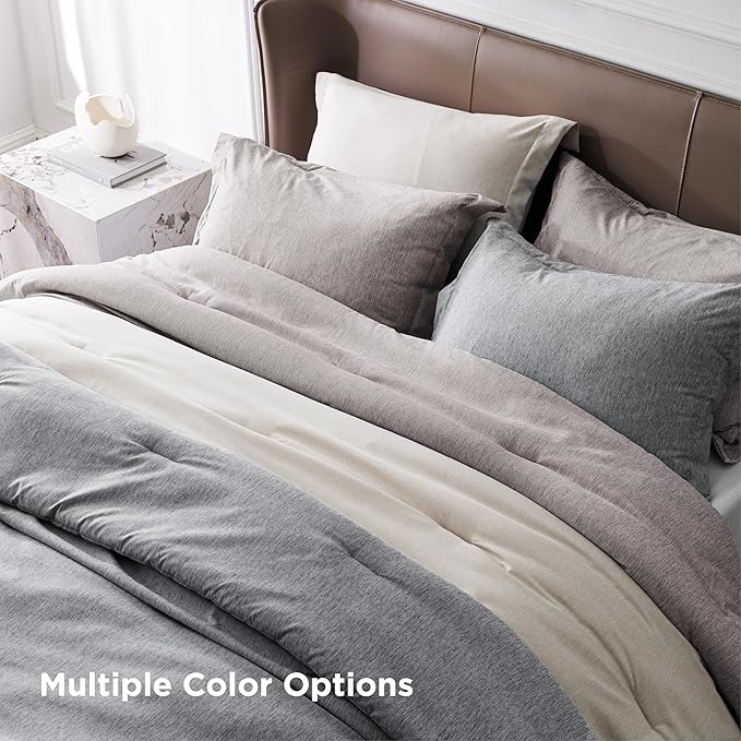 Bedsure Oversized King Comforter Set - Warm Taupe Soft Bedding for All Seasons, Cationic Dyed Bed Set, 3 Pieces, 1 Oversized King Size Comforter (120"x 98") and 2 Pillow Shams (20"x 36"+2")