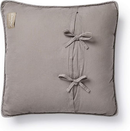 Donna Sharp Throw Pillow - Birch Forest - Lodge Decorative Throw Pillow with Log Cabin Pattern - Square