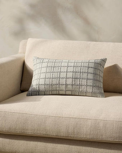 Loloi Magnolia Home by Joanna Gaines Liv Collection PMH0064 Grey 13'' x 21'' Cover Only Pillow