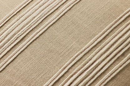 Loloi Chris Loves Julia Verona Collection PCJ0033 Natural 22'' x 22'' Cover w/Down Pillow