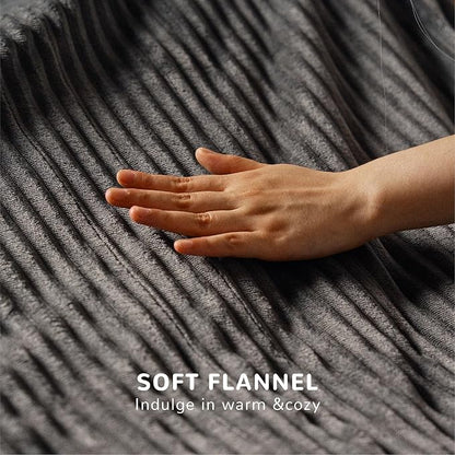Heated Blanket King Size 100"x90",ETL Certification-6 Heating Levels Electric Blanket&1-10 Hour Auto Off,Heating Blanket with Dual Controller (Grey)