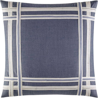 Nautica - Queen Comforter Set, Soft & Breathable Cotton Bedding with Medium Weight Feel, Reversible 3 Piece Bed Set with Matching Pillowcases (Fairwater Blue)