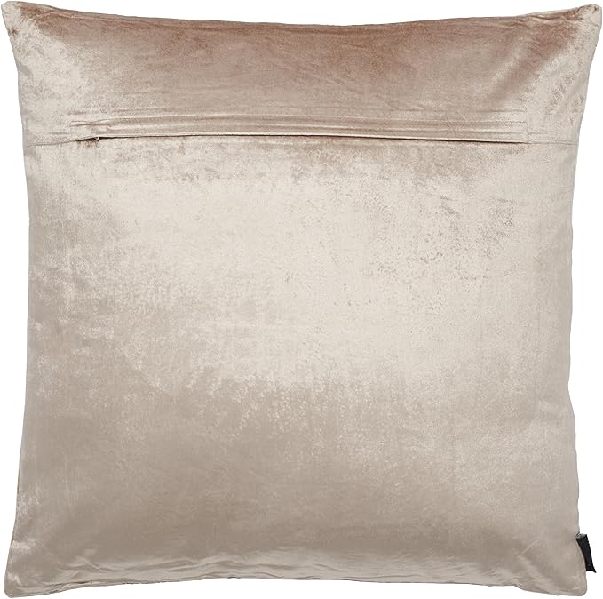 SAFAVIEH Home Collection Edmee Metallic Beige/Gold 18-inch Square Decorative Accent Throw Pillow with Insert