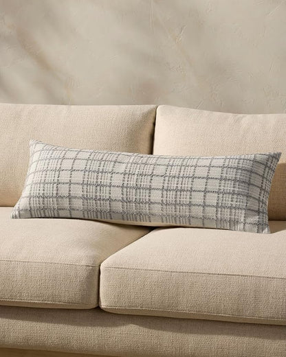 Loloi Magnolia Home by Joanna Gaines Liv Collection PMH0064 Grey 13'' x 35'' Cover w/Down Pillow