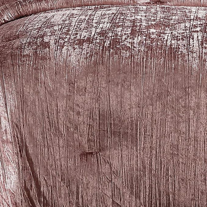 Riverbrook Home Turin Plush Comforter Set, Twin, Blush, 2-Piece Set