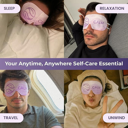 Body Restore Heated Eye Mask for Dry Eyes 5 Pack – Self Heating Warm Compress, Valentines Day Gifts for Her and Him, Birthday Gifts for Women and Men, Stye Eye Treatment, Relaxation – Lavender