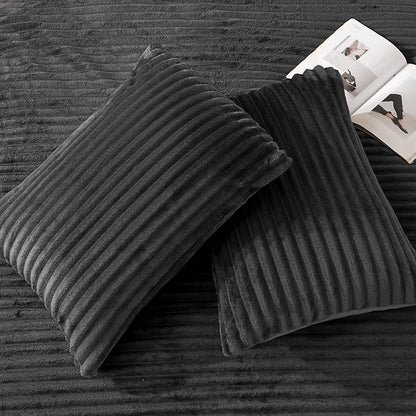 Andency Dark Grey Full Comforter Set, 3 Pieces Fleece Comforter Set for Full Size Bed, Soft Warm Fluffy Fuzzy Gray Bedding Set for Winter (1 Comforter & 2 Pillowcases)
