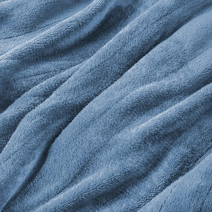 Electric Heated Blanket Full Size 72"x84",Fast Heating, Soft Microplush for Bed & Couch, 1-10Hs Auto Off & 6 Heating Levels, Machine Washable, Gifts for Grandma & Family-Light Blue Grey