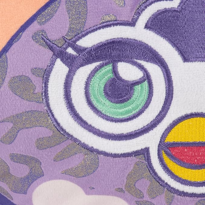 Jay Franco Furby Shaped Decorative Pillow – 17 Inch Kids Ultra-Soft Stuffed Plushie & Cozy Throw Pillow, Official Licensed Product, Purple