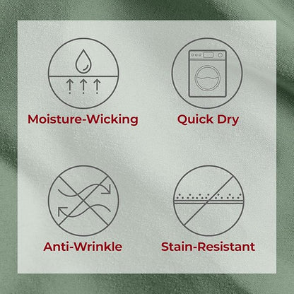 Mellanni Twin Sheets Set - 3 PC Iconic Collection Bedding - Hotel Luxury, Extra Soft, Cooling Bed Sheets - Wrinkle, Fade, Stain Resistant (Twin, Sage)