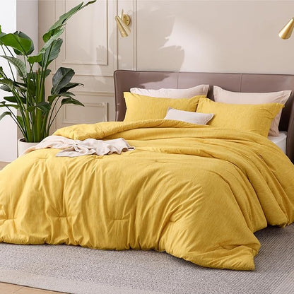 Bedsure Twin/Twin XL Comforter Set - Dark Red Soft Bedding for All Seasons, Cationic Dyed Bed Set, 2 Pieces, 1 Twin Size Comforter (68"x88") and 1 Pillow Sham (20"x26"+2")