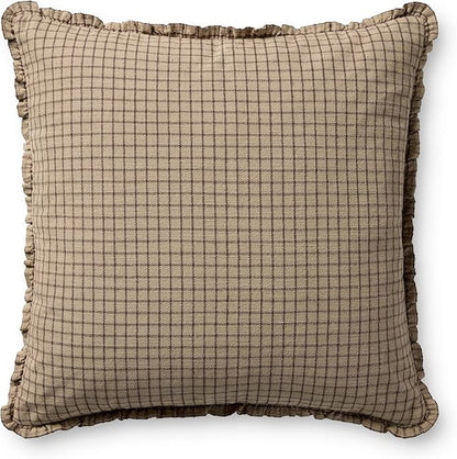Loloi Chris Loves Julia Dinah Collection PCJ0012 Mushroom 22'' x 22'' Cover Only Pillow