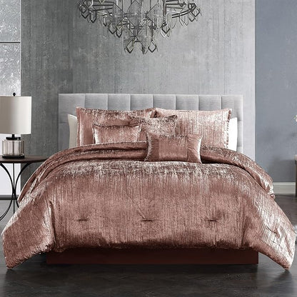 Riverbrook Home Turin Comforter Set, King, Spice, 7-Piece Set