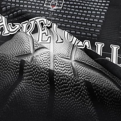 Tailor Shop Basketball Comforter Set for Boys Kids Basketball Bedding King Size with 2 Pillowcase