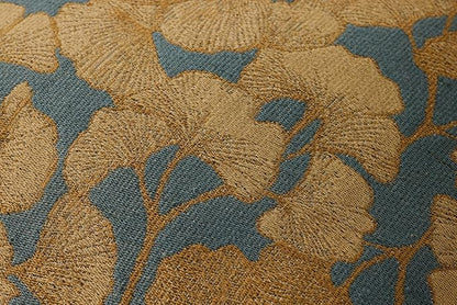 Loloi Chris Loves Julia Fawn Collection PCJ0032 Blue/Gold 22'' x 22'' Cover w/Poly Pillow