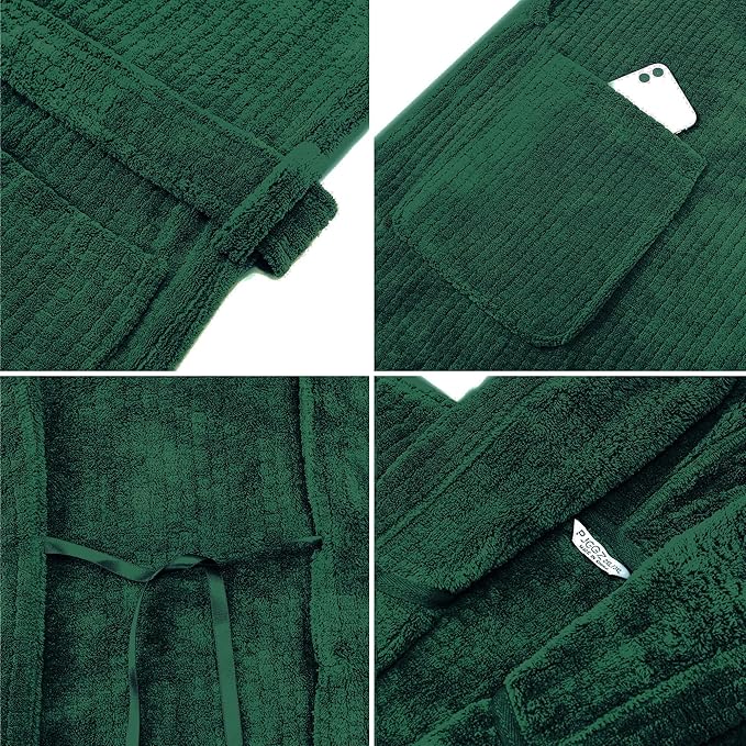 Hooded Bathrobes for Women, Soft Long Towel Robes for Women - Quick Dry yet Warm
