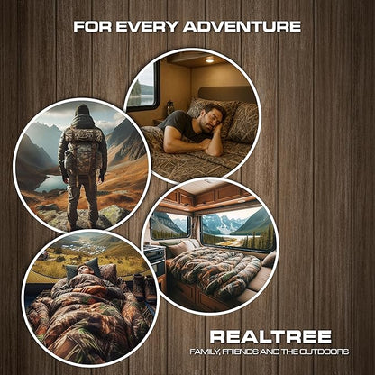 VISI-ONE Realtree Edge Camo Twin 2 Piece Comforter Set – Rustic Outdoor Design with Country, Western & Farmhouse Elements, All Season Use for Lodge, Nature-Lovers, Outdoor Enthusiasts & Modern Spaces