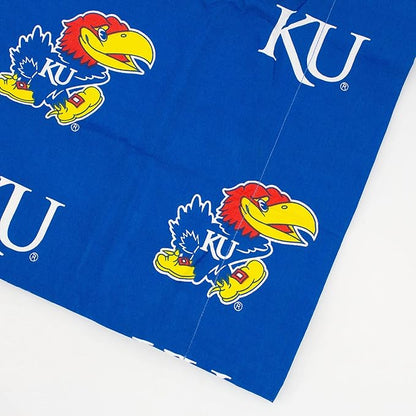 College Covers Everything Comfy Kansas Jayhawks Pillowcase, Body Pillow, 20" x 60", Includes 1 Pillowcase