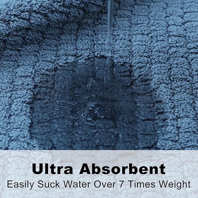 Women's Shawl Collar Bathrobe, Soft Long Towel Robes for Women - Super Absorbent Quick Dry yet Warm