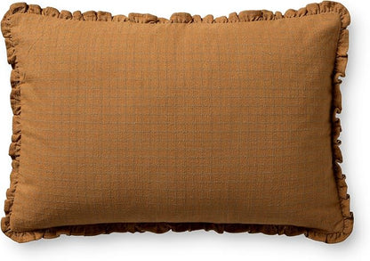 Loloi Chris Loves Julia Dinah Collection PCJ0012 Clay 16'' x 26'' Cover w/Down Pillow
