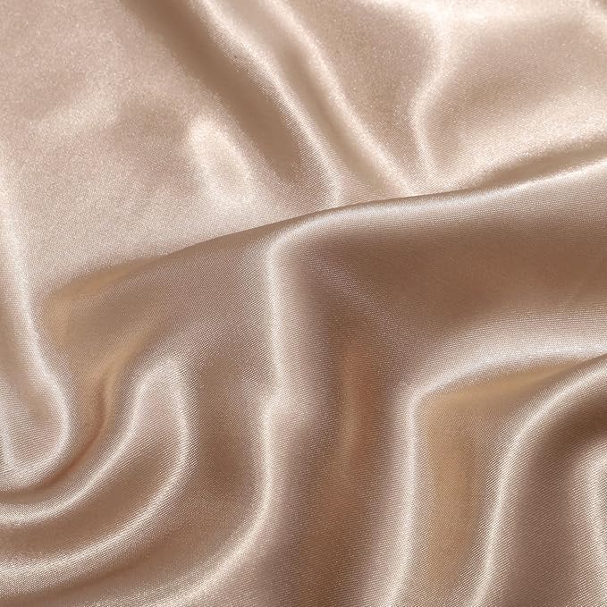 AWAYTR 35” Satin Large Square Head Scarves - 4PCS Silk Like Neck Scarf Hair Sleeping Wraps Satin Silk Scarfs for Women