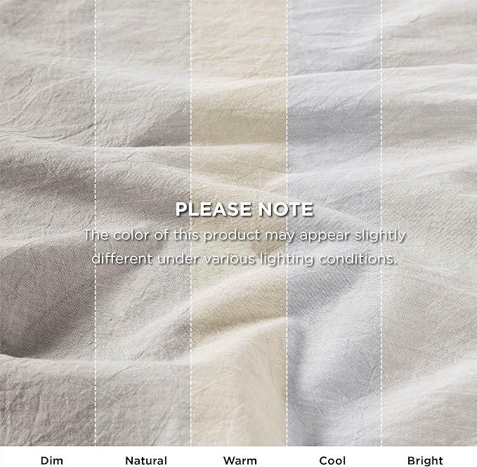 Bedsure 5 Pieces Cotton Comforter Set with Waffle Throw Blanket - Soft Breathable Bedding Set for All Seasons, Beige Queen Comforter, Pillow Shams, White 100% Cotton Blanket, Throw Pillow