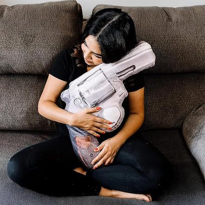 Caliber Gourmet Hug Soft Tactical Revolver Gun Cushion, Cotton, Plush Stuffed, Throw Pillow | Gun Lovers, Decorative, One Size, Plush Cushion Design | Ideal as a Decorative Pillow for Home