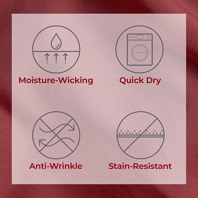 Mellanni Extra Deep Split King Sheets - 5 PC Iconic Collection Bedding - Hotel Luxury, Ultra Soft, Cooling Bed Sheets - Wrinkle, Fade, Stain Resistant (Split King, Brick Red)