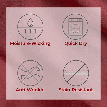 Mellanni Extra Deep Queen Sheets - 4 PC Iconic Collection Bedding - Hotel Luxury, Ultra Soft, Cooling Bed Sheets - Wrinkle, Fade, Stain Resistant (Queen, Brick Red)